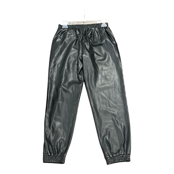 Style Stalker Faux Leather Joggers with side pockets Size S. New - Picture 2 of 4